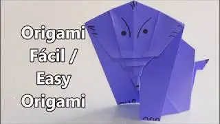 ORIGAMI ELEFANTE DE PAPEL 🐘 | MININITOS