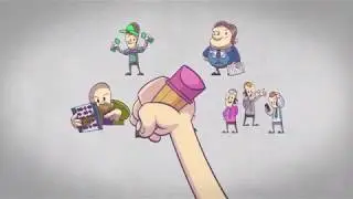 Пример дудл-ролика / Doodle video, white board animation