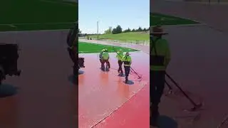 The Track Resurfacing project is progressing nicely!