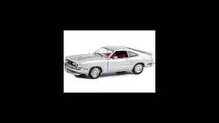 1978 Ford Mustang II King Cobra Silver Metallic 1:18 Scale Die-Cast Metal Vehicle