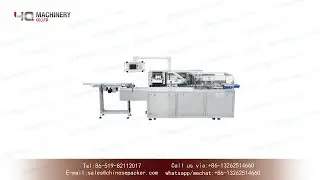 horizontal cartoning machine for coronavirus test kits|YQ machinery box packaging equipment demo