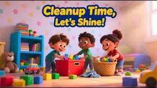 Cleanup Time, Let&rsquo;s Shine! | Fun Kids Rhyme & Song