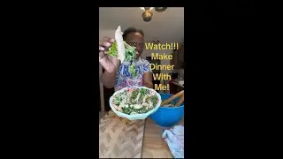 Dinner VLOG: Forcing myself to make a healthy meal tired | Easy Pasta Kale Shrimp