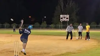 Tapeball cricket in America.. 2nd innings of 2nd match