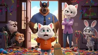 Mischievous Cat Locked Mom Outside 🏠 To Throw A Party 🎉 Police Came 👮&zwj;♂️