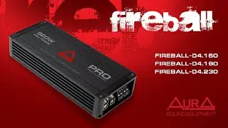 AurA FIREBALL PRO 4-Channel Amplifiers