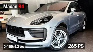 2022 Porsche Macan | Dolomite Silver Metallic | Black Leather Interior with Gentian Blue Stitching