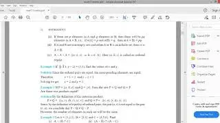 Equality of Ordered Pairs