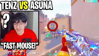 TENZ PLAYS WITH DAPR , XEPPAA & IITZTIMMY AGAINST ASUNA & BANG! TENZ WITH NEW FAST MOUSE! (VALORANT)