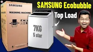 Samsung Ecobubble Washing Machine 7kg 5 star Fully Automatic Top Load | Samsung Fully Automatic 7kg