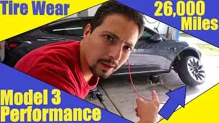 Влияние износа шин на производительность моей Tesla Model 3 после 26 000 миль | Перестановка шин