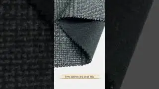 Double-layer lattice (black gray) double-sided fabric 40% wool 50% polyester 10% oth 800G/M