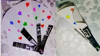 how to make handmade paper fan | Diy Japanese fans