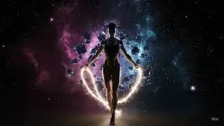 Cosmic Fitness: She Creates a Nebula with Her Workout | Viral AI Animation