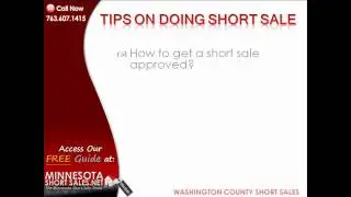 Washington County Short Sale | The Minnesota Short Sale Tea