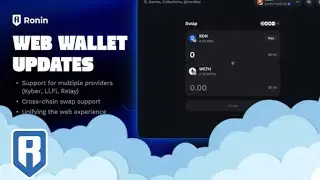 Ronin Wallet VIRA O HUB OFICIAL DE SWAPS! Fim da taxa de 0,5% e Adeus Katana 🚀