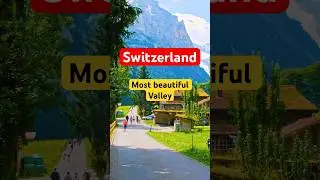 Switzerland Lauterbrunnen valley #cinematicwalk #citywalk