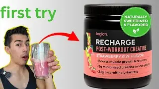 LEGION Recharge ПЕРВЫЙ ВКУСНОЙ ТЕСТ Пищевая добавка после тренировки (клубничный лимонад) &mdash; полно...