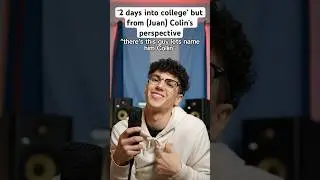 &lsquo;2 days into college&rsquo; BUT from Colin&rsquo;s perspective #shorts #micahpalace