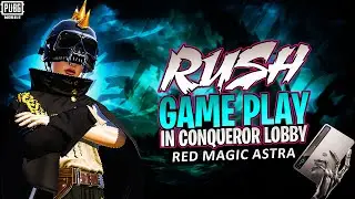 FINALLY MY NEW DEVICE RED MAGIC ASTRA || RUSH GAME PLAY IN CONQUEROR LOBBY || 95 SYED IS LIVE