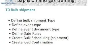 sap is oil and gas training