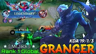 85% Win Rate Granger Legendary Gameplay - Top 1 Global Granger by ★彡Mr.Jack彡★ - Mobile Legends