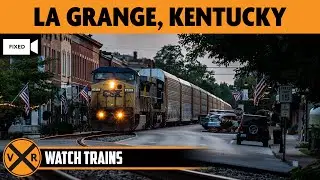 La Grange (South), Kentucky, USA | Virtual Railfan  LIVE !