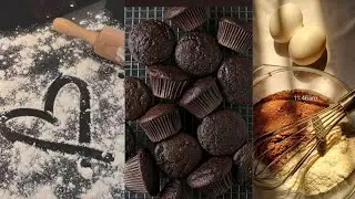 Easy bake chocolate muffins ✨🧁 | bake con moi? 