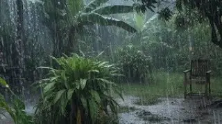 Relaxing heavy rain and perfect for bedtime