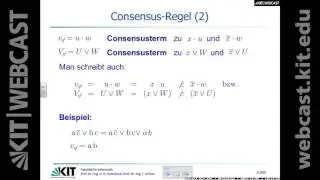 11: Consensus-Verfahren, Nelson-Verfahren, Primkoppelterm