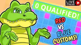 LIVE | Fall Guys | Red vs Blue Custom games shows with viewers!! WINNER PICKS MAP!