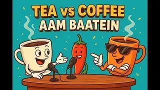 Tea vs Coffee &ndash; Subha Ki Jung! | Funny Urdu Podcast | Aam Baatain