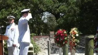 Coast Guard honors fallen WWII British and Canadian sailors on Ocracoke Island, N.C.