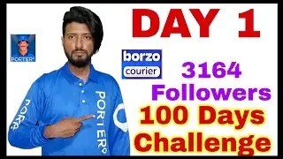 DAY 1, Aim 20k Followers On Instagram 100 Days Challenge