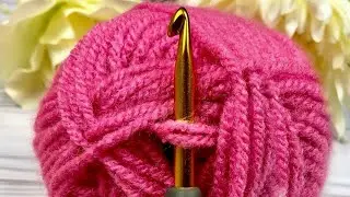 WOW! So EASY Yet SUPER BEAUTIFUL Crochet Flower | Easy tutorial