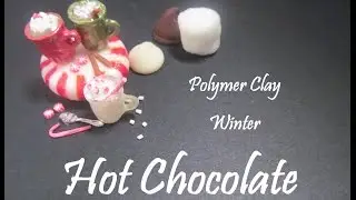 Dollhouse Miniature Polymer Clay Mug of Hot Chocolate