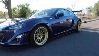 brz  wide body Installation  #frs #toyota86 #rallybacker #widebody