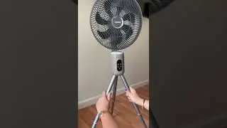 3-in-1 Functional Fan: Adjustable height with tripod 🍃🍃#yokekon #shorts