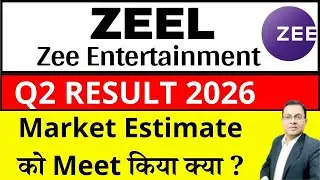 Zee Entertainment q2 result 2026 I Zee Entertainment share latest news I Zeel share result today
