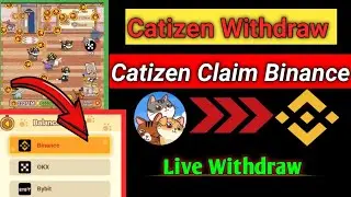 Catizen Free Bybit || Notcoin Claim  || Binance Exchange Offer || OEX Token Sell || Catizen Listing