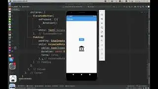 Flutter AnimatedRotation sample 1