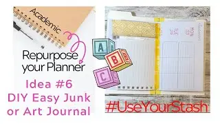 Дайте вторую жизнь неиспользованному Happy Planner #6 | Простой самодельный журнал для творчества...