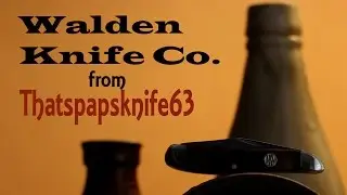 Walden Knife Co. Pocket Knife (WWN20 Walnut Peanut) from thatspapsknife63