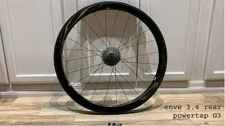 Enve 3.4 rear powertap G3 clincher