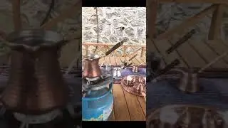 How to make Turkish coffee in a copper pot