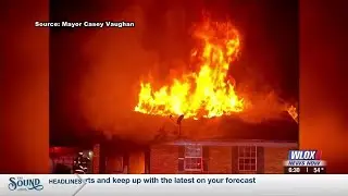 Crews fight fire at unoccupied residential home in Gautier, city officials say