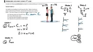 3.4 - 3rd law of motion - Part 2 - Solving problems