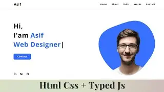 ASMR Programming - Portfolio Website HTML ,CSS & JS | No Talking