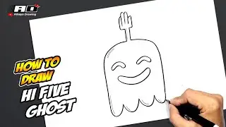 How to draw Hi Five Ghost