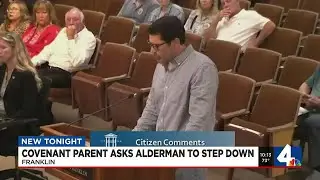 Covenant parent asks Franklin alderman to step down